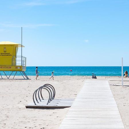 Maka beach apartment v Castelldefels Buitenkant foto