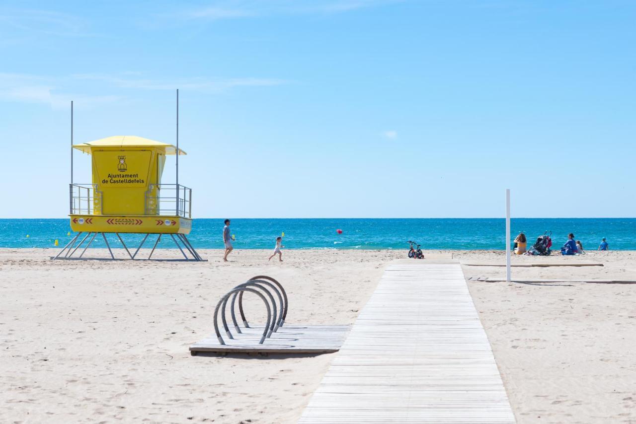 Maka beach apartment v Castelldefels Buitenkant foto